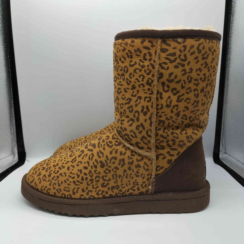 アグ UGG CLASSIC SHORT クラシック ショート レオパード 柄 ムートン ブーツ レディース US:7