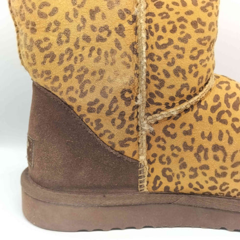 アグ UGG CLASSIC SHORT クラシック ショート レオパード 柄 ムートン ブーツ レディース US:7