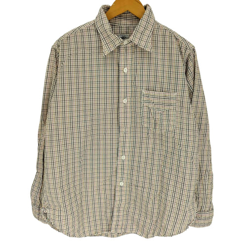 ポストオーバーオールズ POST OVERALLS USA製 グラフチェック L/S レギュラーカラーシャツ メンズ import:L
