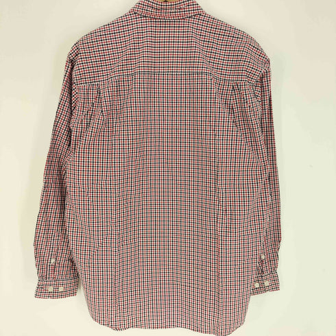 エディーバウアー Eddie Bauer 90S 白タグ ギンガムチェック L/S B.D シャツ メンズ import:M