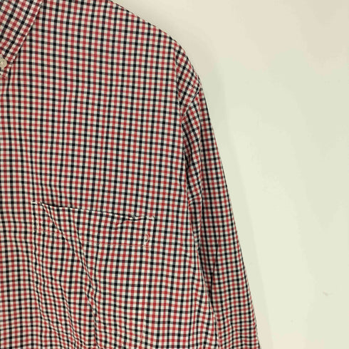 エディーバウアー Eddie Bauer 90S 白タグ ギンガムチェック L/S B.D シャツ メンズ import:M