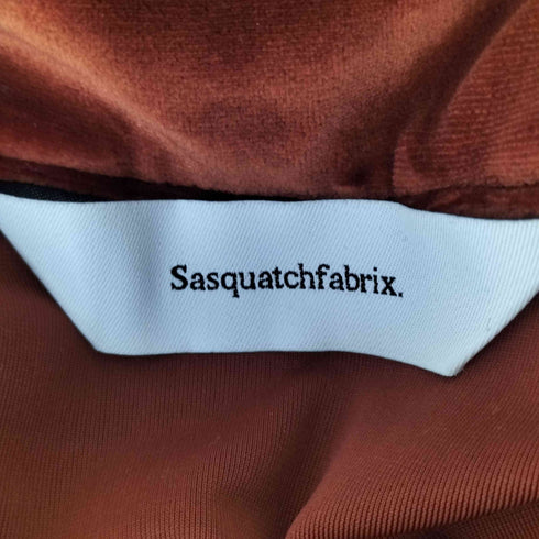 サスクワァッチファブリックス SASQUATCHfabrix. VELOUR RETRO L/S POLO メンズ JPN:L