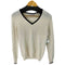 ユニクロイネスドラフレサンジュ UNIQLO INES DE LA FRESSANGE カシミヤ100% Vネック ニット セーター レディース JPN:L