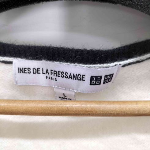 ユニクロイネスドラフレサンジュ UNIQLO INES DE LA FRESSANGE カシミヤ100% Vネック ニット セーター レディース JPN:L