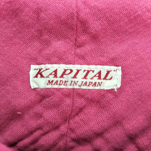 キャピタル KAPITAL REGULAR コットン スタンドネック L/S シャツ メンズ JPN:M