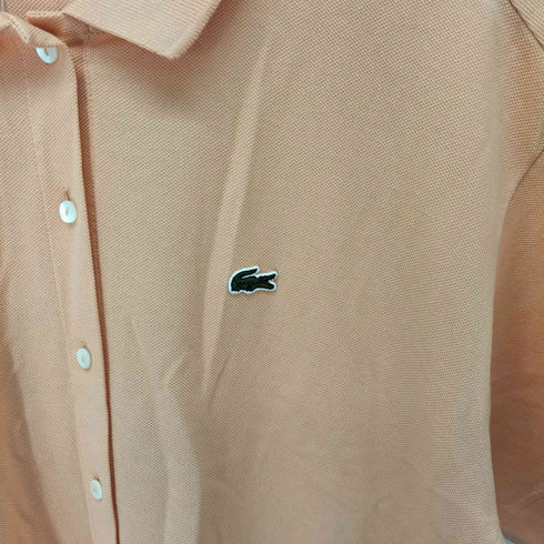 ラコステ LACOSTE 24SS 鹿の子地 ポロ シャツ ドレス ワンピース レディース FR:38
