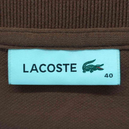 ラコステ LACOSTE 24AW ルーズフィット 5分袖 ポロ ドレス ワンピース レディース FR:40