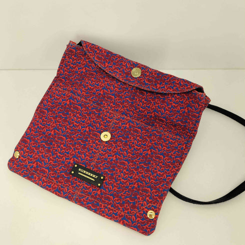 バーバリーブルーレーベル BURBERRY BLUE LABEL 総柄 キャンバス ショルダーバッグ レディース