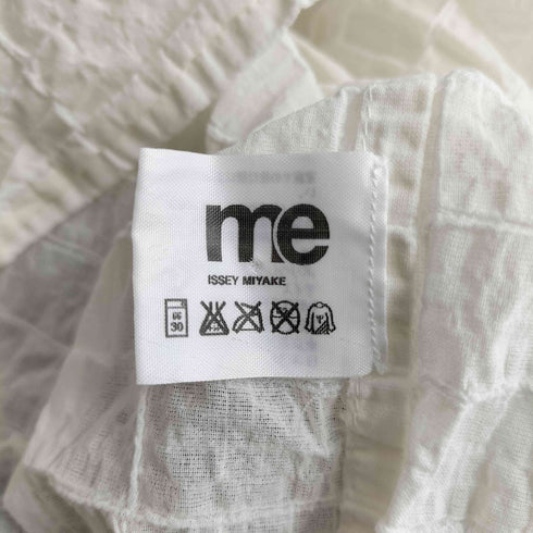 イッセイミヤケミー ISSEY MIYAKE me シワ加工 シアーカットソー レディース