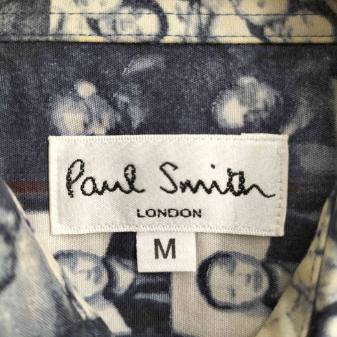 ポールスミスロンドン Paul Smith LONDON フォト 総柄 L/S ドレスシャツ メンズ JPN:M
