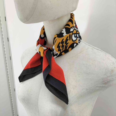 ケンゾーパリス KENZO PARIS イタリア製 タイガープリントバンダナ メンズ