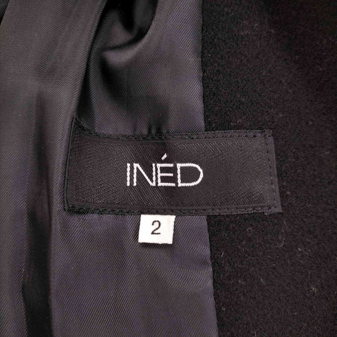 イネド INED cashmere カシミヤ混ステンカラーコート メンズ 2