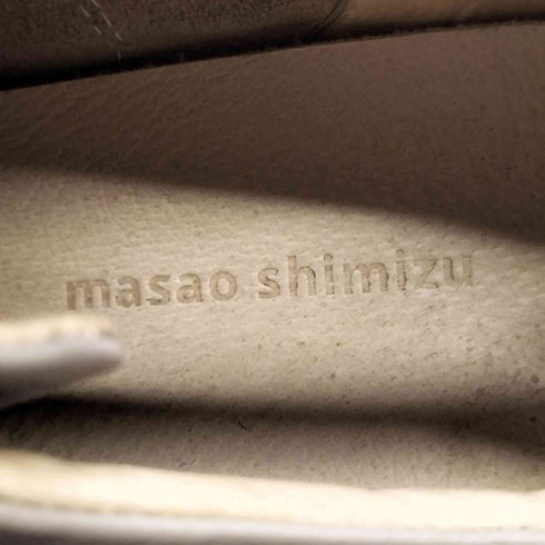 MASAO SHIMIZU BW SPORT レザー ジャーマン トレーナー メンズ JPN:26.5