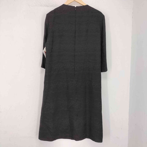 ランバン LANVIN noir コサージュデザインドレス レディース JPN:38