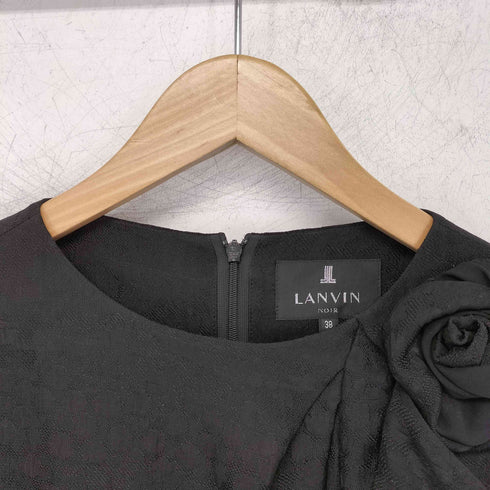 ランバン LANVIN noir コサージュデザインドレス レディース JPN:38