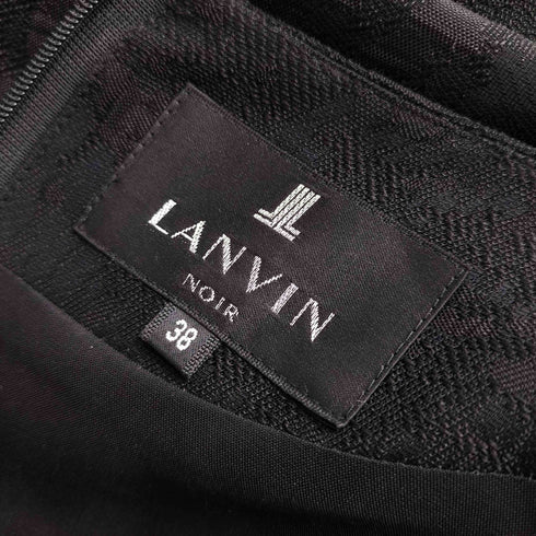 ランバン LANVIN noir コサージュデザインドレス レディース JPN:38