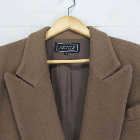ASCAGNE cashmere カシミヤ混テーラードジャケット レディース 9