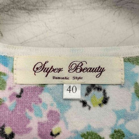 super beauty スパンコールニットカットソー レディース