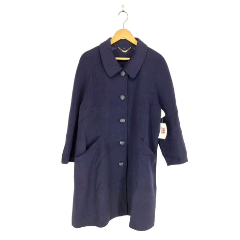 Cellerbam cashmere half カシミヤ混ステンカラーコート レディース
