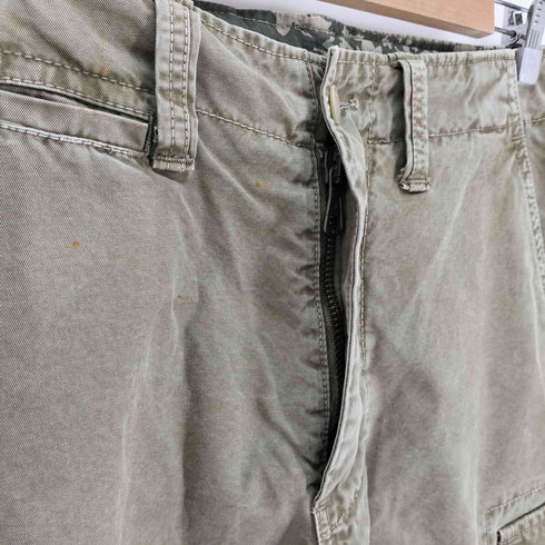 VINTAGE FIFTYFIVE INC 裏地カモ柄 ネコ目ボタン カーゴ ショーツパンツ メンズ 36