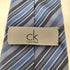 カルバンクライン CALVIN KLEIN シルク100 ストライプ柄 ネクタイ メンズ