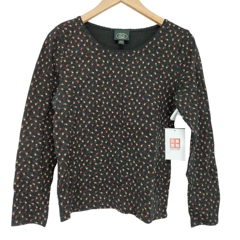 ローラアシュレイ LAURA ASHLEY 花柄カットソー コットントップス レディース import:M