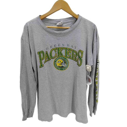 エヌエフエル NFL アメリカンフットボール アメフト チーム プリント 袖プリ L/Sカットソー ロンT メンズ import:L