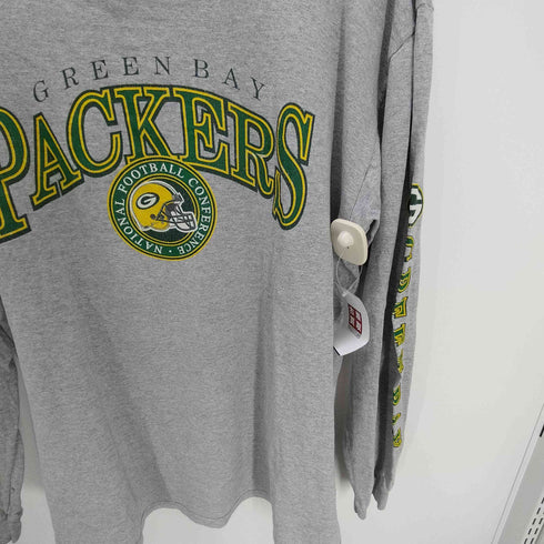 エヌエフエル NFL アメリカンフットボール アメフト チーム プリント 袖プリ L/Sカットソー ロンT メンズ import:L