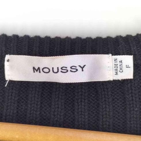 マウジー moussy 23AW ZIP UP RIB CD & TANK ジップアップ リブ カーディガン & タンクトップ アンサンブル レディース FREE