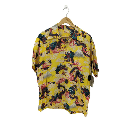 サンサーフ SUN SURF RAYON HAWAIIAN SHIRT TEAM OF DRAGONS フロントボタン アロハシャツ メンズ M