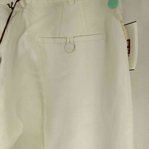 ケンゾー KENZO 90S リネン混 センタープレス スラックス レディース JPN:36