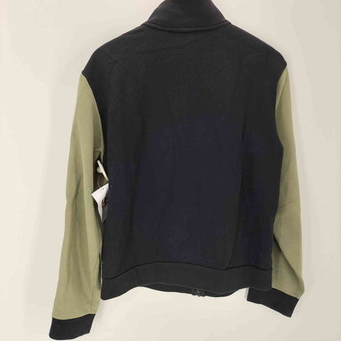 アディダス adidas パフォーマンス ロゴ スウェット地 バイカラー 3ライン フルジップ ジャケット ジャージ メンズ JPN:M