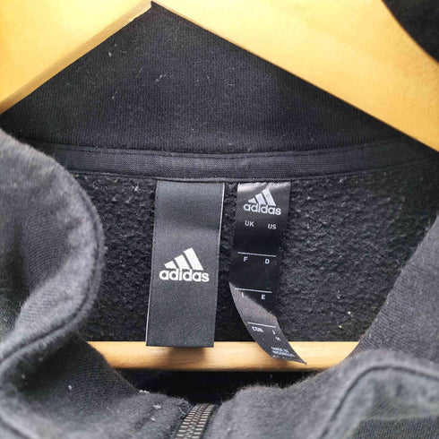 アディダス adidas パフォーマンス ロゴ スウェット地 バイカラー 3ライン フルジップ ジャケット ジャージ メンズ JPN:M