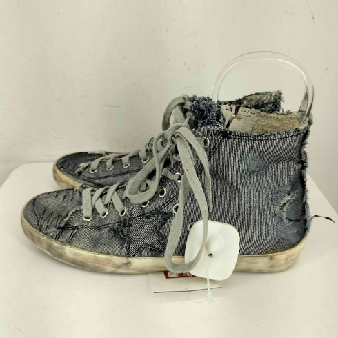 ゴールデン グースデラックスブランド golden goose deluxe brand FRANCY サイドジップ ダメージ ハイカットスニーカー レディース