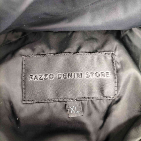 PAZZO DENIM STORE ジップアップ ダウンジャケット ハーフコート メンズ JPN:XL