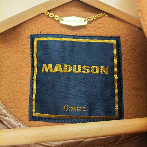 マディソン maduson Onward ウールスタンドカラーピーコート レディース 112