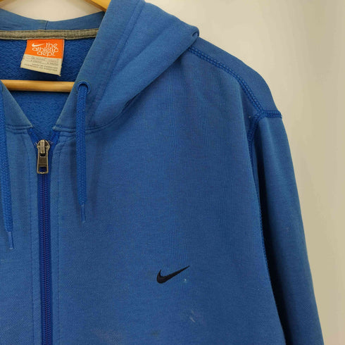 ナイキ NIKE The Athletic Dept.00s スウッシュ刺繍 ジップアップパーカー メンズ import:L