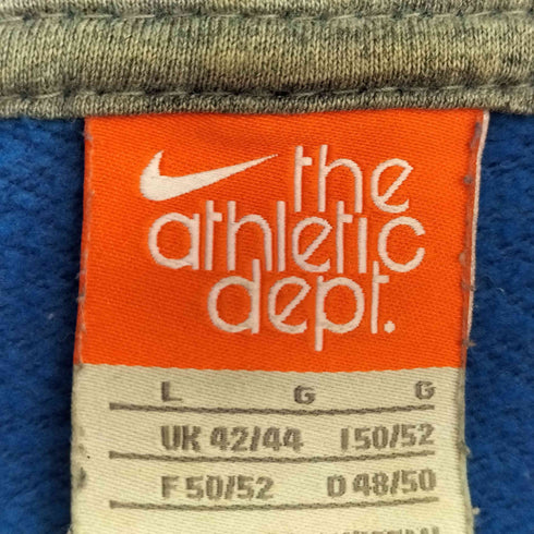 ナイキ NIKE The Athletic Dept.00s スウッシュ刺繍 ジップアップパーカー メンズ import:L