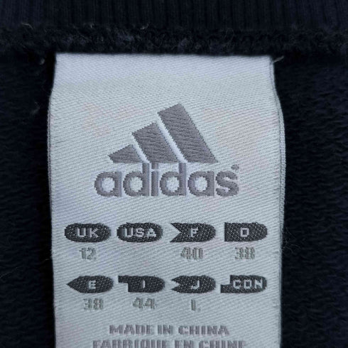 アディダス adidas ロゴ刺繍 トラックジャケット ジャージ レディース import:L