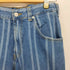 ザラ ZARA RELAXED FIT STRIPED Denim PANTS リラックス フィット ストライプ デニム パンツ レディース 38
