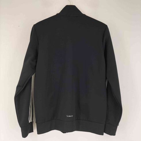 アディダス adidas ブラックスリーストライプストラックジャケット メンズ import:M
