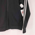 アディダス adidas ブラックスリーストライプストラックジャケット メンズ import:M