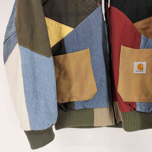 カーハート Carhartt リメイク パッチワーク ジャケット メンズ JPN:XL