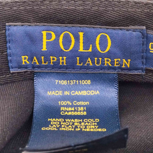 ポロラルフローレン POLO RALPH LAUREN 現行タグ ポニー刺繍 ベースボールキャップ メンズ ONE SIZE