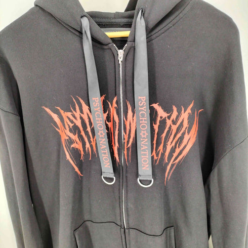 セマンティックデザイン semanticdesign PSYCHONATION コラボ デビル ZIPパーカー メンズ JPN:44