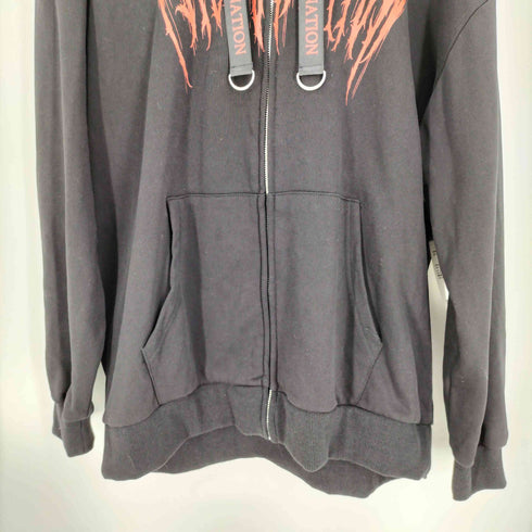 セマンティックデザイン semanticdesign PSYCHONATION コラボ デビル ZIPパーカー メンズ JPN:44