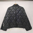 ザラ ZARA キルティング フェイクレザー パフ ジャケット レディース import:M