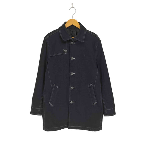 ハイダウェイニコル HIDEAWAYS NICOLE 裏地キルティングステンカラーコート メンズ 48