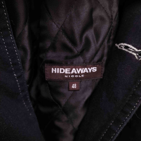 ハイダウェイニコル HIDEAWAYS NICOLE 裏地キルティングステンカラーコート メンズ 48