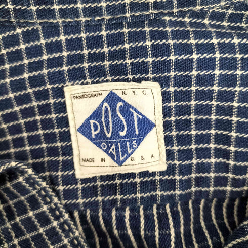 ポストオーバーオールズ POST OVERALLS USA製 プルオーバーシャツ メンズ